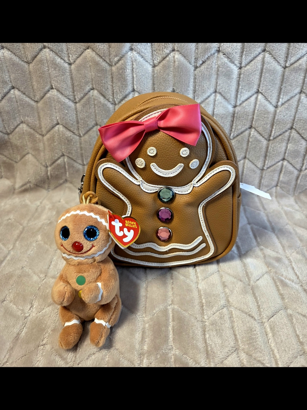 NWT Bath And Body Works Gingerbread Mini Backpack With Nwt TY Gingerbread Man